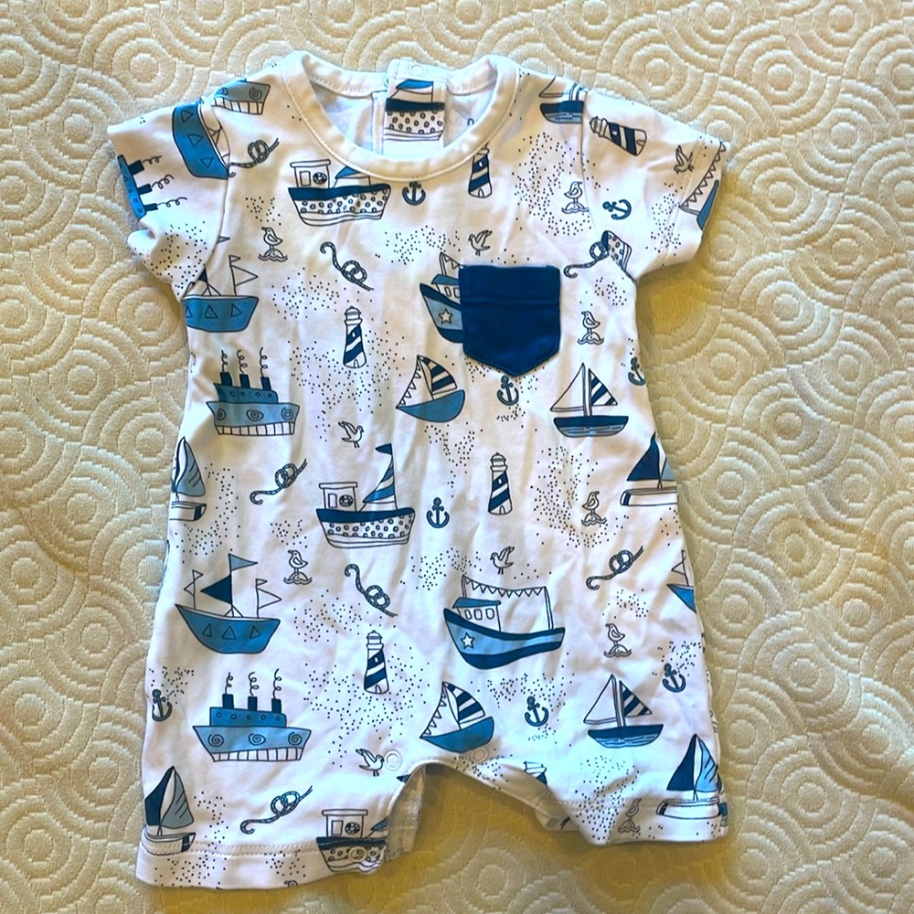 Mookie one piece Pima cotton 0-3m